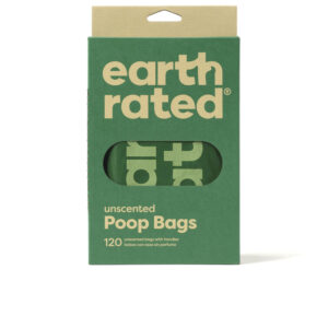 Bolsas Biodegradables para Mascotas sin Perfume - Earth Rated (120 Unidades)