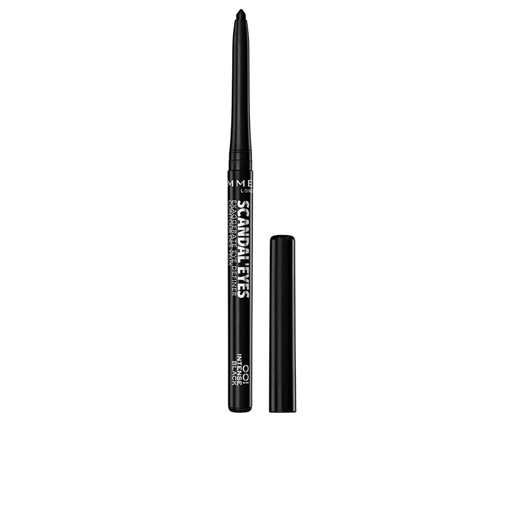 Rimmel London ScandalEyes Lápiz Delineador Automático #Black - 0.35 g de Color Intenso
