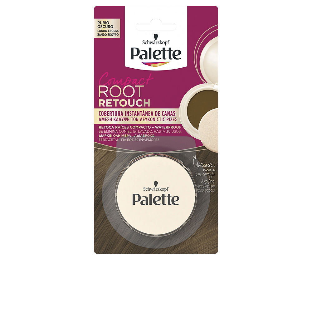 Palette Root Retouch Compact - Corrección de Raíces Rubio Oscuro 3g