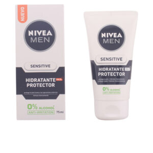 Nivea Men Sensitive: Protector Hidratante 0% Alcohol SPF15 - 75 ml