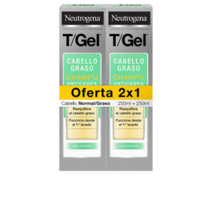 Neutrogena T/GEL Champú Anticaspa Normal-Graso - Pack 2 x 250 ml