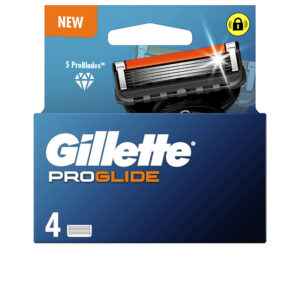 Gillette FUSION PROGLIDE - Cargador con 4 Recambios Ultra Precision