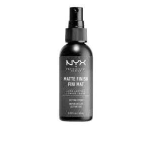 Nyx Professional Make Up Spray Fijador Matte 60 ml - Acabado Sin Brillo y Larga Duración