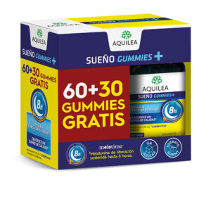 SUEÑO Gummies Sin Azúcar - Pack 90 Unidades de Aquilea para un Descanso Reparador