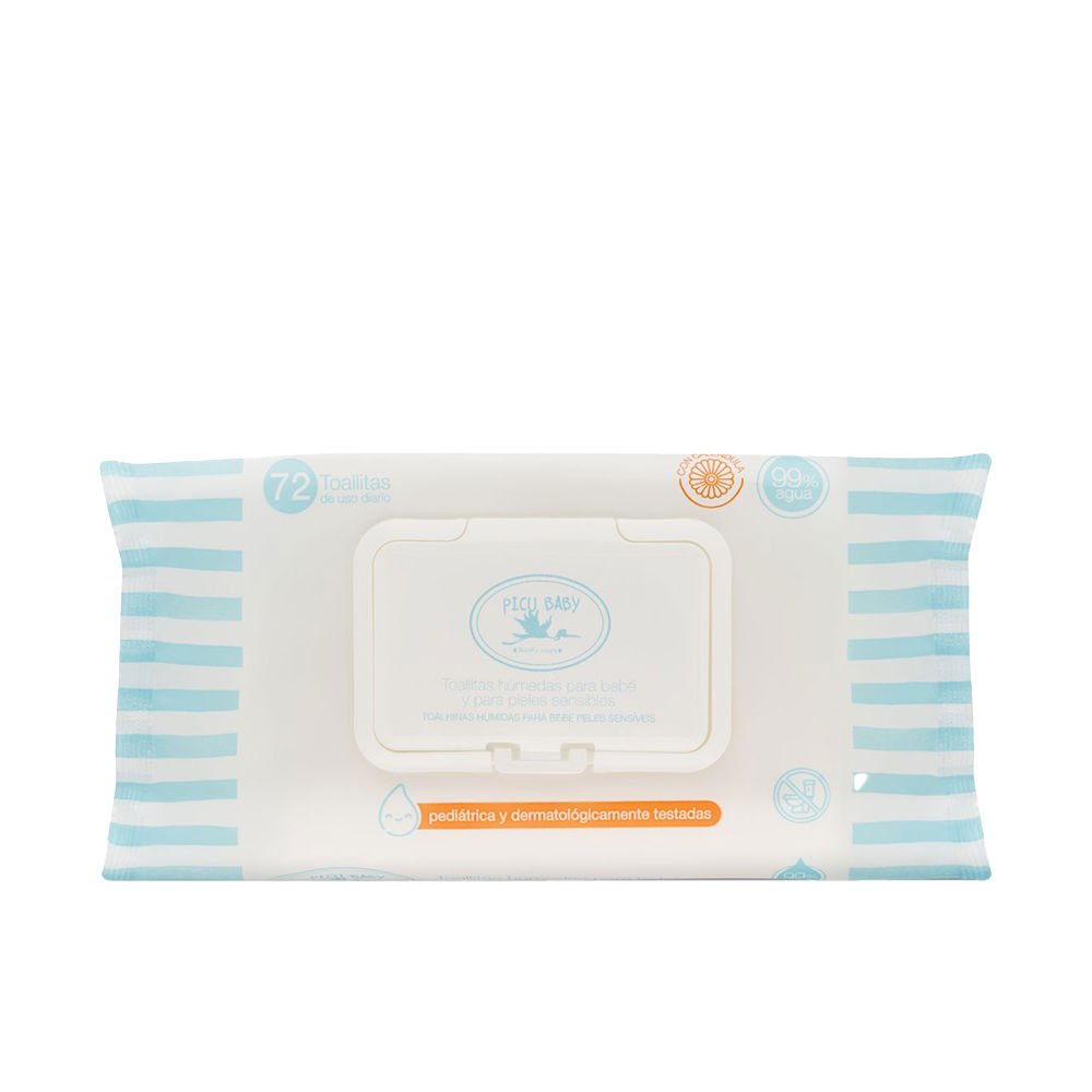 Toallitas Hidratantes SENSITIVE Picu Baby para Pieles Delicadas - 72 Unidades