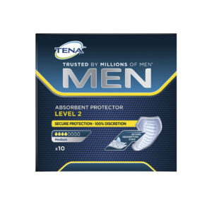 TENA MEN LEVEL 2 - Protector Absorbente Ultra, Paquete de 10 Unidades