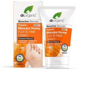 Crema Reparadora para Pies y Talones de Miel de Manuka - Dr. Organic 125 ml