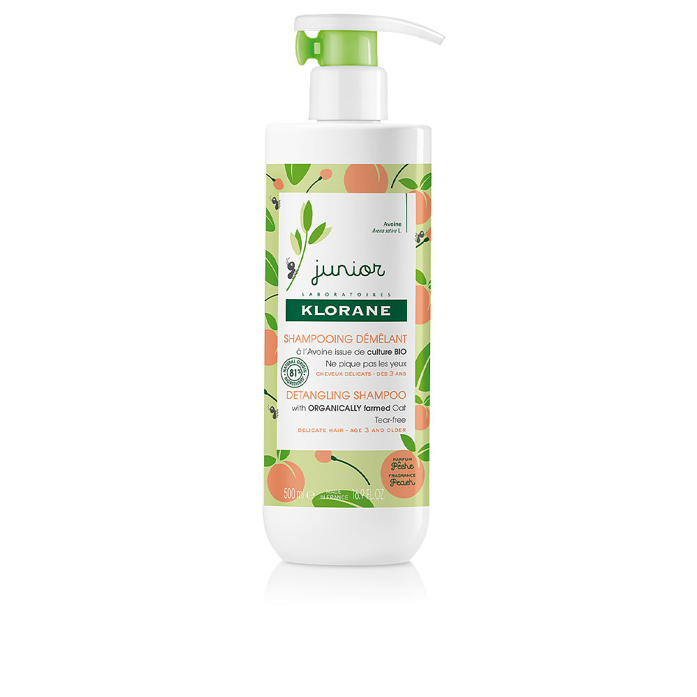 Klorane JUNIOR Champú Desenredante Melocotón Suave 500 ml