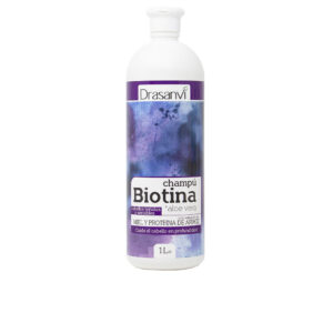 Champú Nutritivo Drasanvi de Biotina y Aloe Vera para Cabello Teñido y Sensible - 1000 ml
