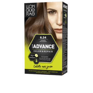 Color Advance Llongueras #6.24 - Tinte Crema Marrón Macadamia con Tratamiento Nutritivo 1 u