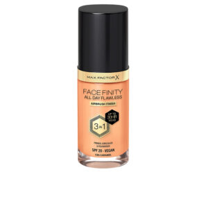 Max Factor Facefinity 3 en 1: Primer, Corrector y Base de Maquillaje #85 Caramelo - 30 ml