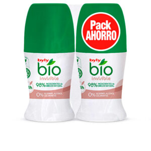 Byly Bio Natural Desodorante Roll-On 0% Invisible - Lote de 2 x 50 ml