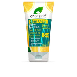 Dr. Organic SKIN CLEAR Limpiador Facial Purificante 125 ml con Extractos Naturales