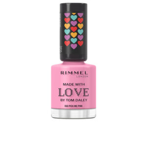 **Esmalte de Uñas "Pick Me Pink" #060 - MADE WITH LOVE por Tom Daley | Rimmel London - 8 ml**