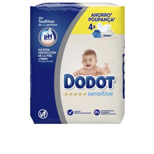 Dodot Sensitive Toallitas Húmedas PH Natural - Pack de 216 Unidades