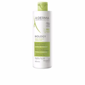 A-derma Leche Desmaquillante Dermatológica Suave - 400 ml con Extractos Naturales