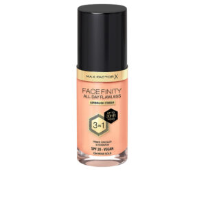 Max Factor FaceFinity 3 en 1: Primer, Corrector y Base Flawless Rose Gold (#64) - 30 ml