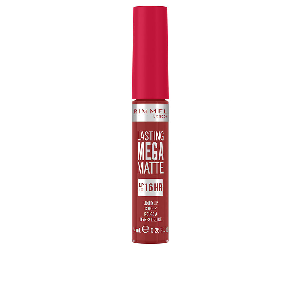 Rimmel London LASTING MEGA MATTE Liquid Lip Colour - #500 Fire Starter 7,4 ml: Color Intenso y Larga Duración.
