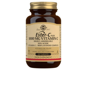 "Ester-C Plus 1000 mg - Complejo Avanzado de Vitamina C con Bioflavonoides - 90 Comprimidos de Solgar"