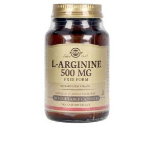 Solgar L-Arginina 500 mg - 50 Cápsulas Vegetales de Alta Pureza