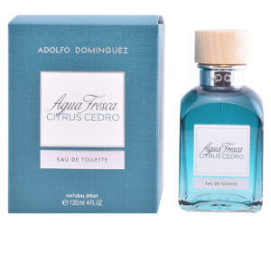 Adolfo Domínguez Agua Fresca Citrus Cedro - Eau de Toilette Energizante 120 ml