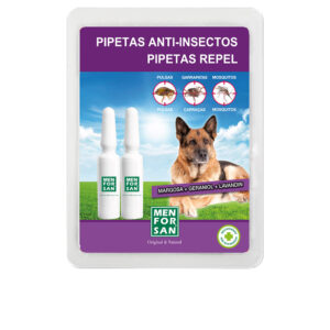 "Pipetas Men For San para Perros - Protección Antiinsectos (2 unidades)"