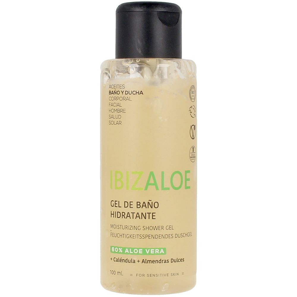 Ibizaloe Gel de Baño Hidratante con Aloe Vera y Extractos Naturales - 100 ml