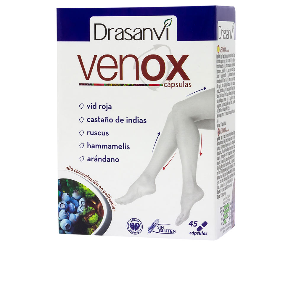 VENOX - Suplemento Natural de 45 Cápsulas de Drasanvi para la Circulación y Bienestar Total