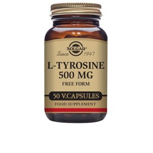 Solgar L-Tirosina 500 mg - 50 Cápsulas Vegetales de Energía y Bienestar