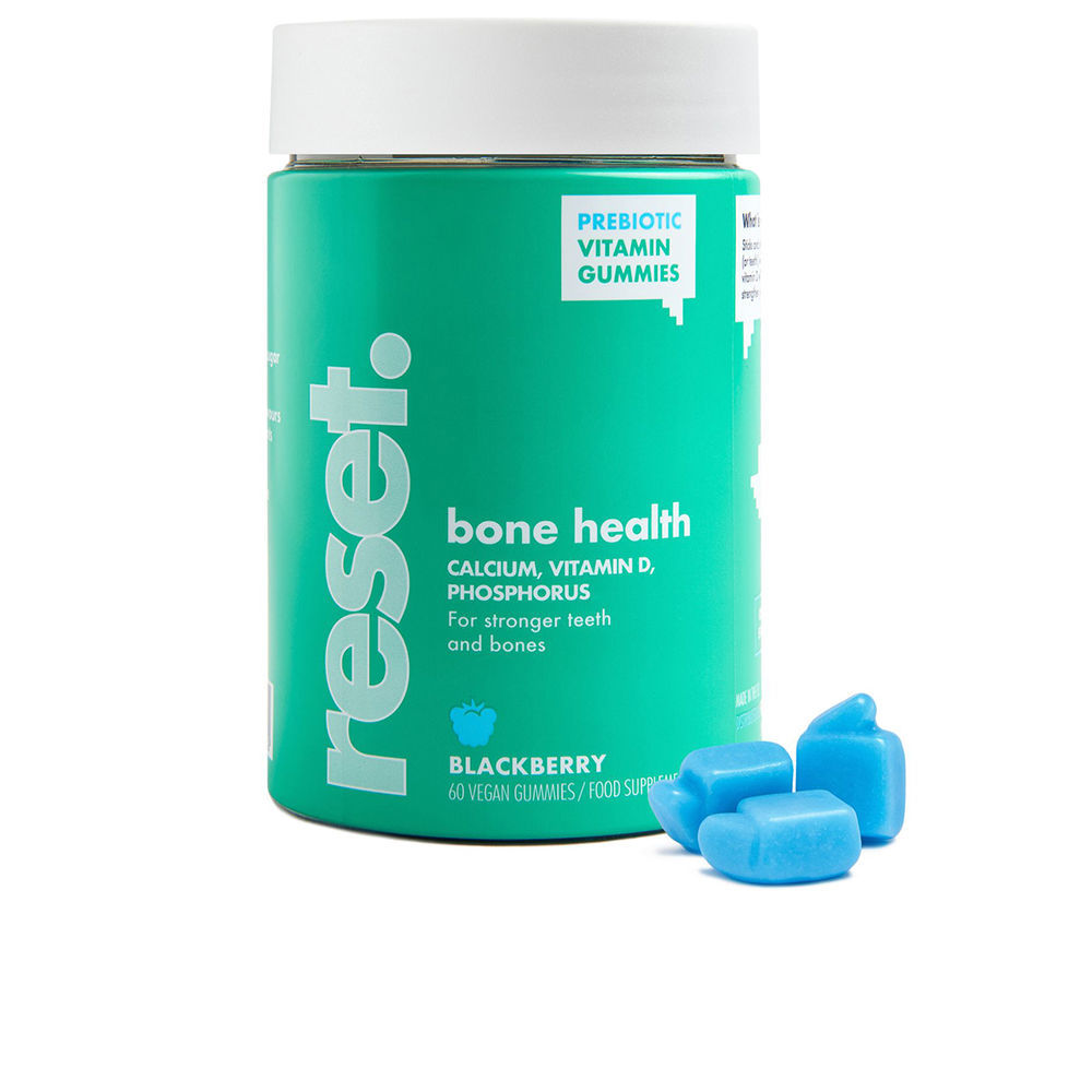 Gummies Reset para la Salud Ósea con Sabor a Mora - 60 Unidades