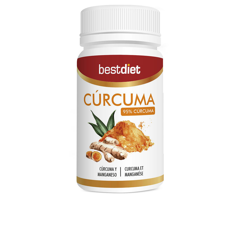 Best Diet Cúrcuma y Manganeso 376 mg - 30 Cápsulas Antioxidantes y Antiinflamatorias