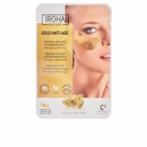 "Iroha Parches de Ojos de Oro para Mayor Firmza, 2 Piezas"