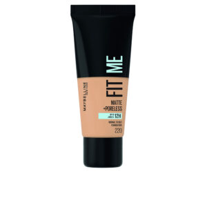 Maybelline Fit Me Matte + Poreless Foundation #220 - 30 ml - Acabado Perfecto y Sin Brillos