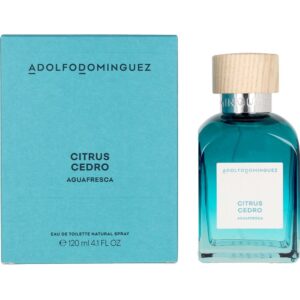 Adolfo Domínguez Agua Fresca Citrus Cedro - Eau de Toilette Vaporizador 120 ml: Esencia Cítrica Refrescante.