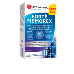 Forté Pharma MEMOREX Flexi-Vitaminas + Eleuterococcus - 56 Comprimidos para Potenciar tu Energía y Concentración