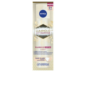 Nivea Luminous 630º CC Fluido Antimanchas SPF30 - Iluminación y Protección #Claro 40 ml
