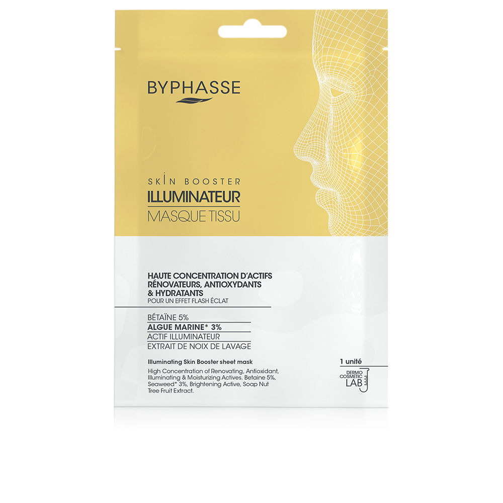 Mascarilla Tissu Iluminadora Byphasse - Skin Booster Hidratante 1 u