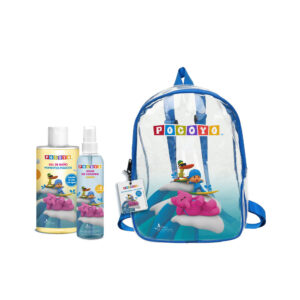 "Pack POCOYÓ Aroma Divertido: Agua de Colonia 150 ml + Gel de Baño 300 ml + Mochila de Merienda - Natuaromatic"