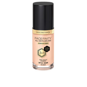 Max Factor FACEFINITY 3 en 1: Primer, Corrector y Base #55 Beige - 30 ml de Perfección Instantánea