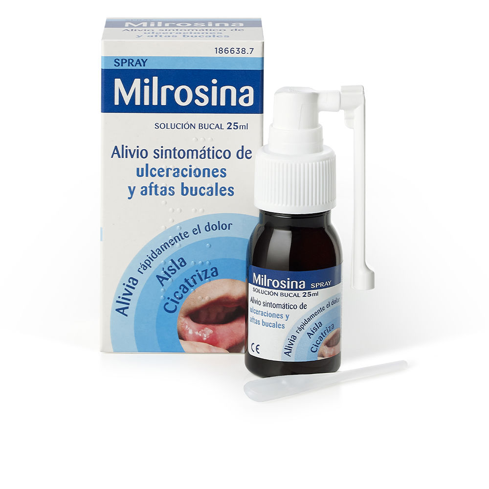 Milrosina Alivio Rápido: Spray Bucal 25 ml para Sintomas Relajantes