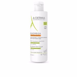 A-derma EXOMEGA CONTROL Gel Espumoso Emoliente 500 ml para Piel Sensible y Seca