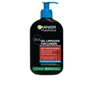 Garnier PURE ACTIVE Gel Limpiador Avanzado con Carbón y Extracto de Arándano - 250 ml