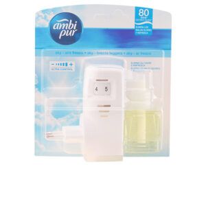 Ambi Pur Ambientador Eléctrico Completo #Sky - 21,5 ml de Frescura Intensa
