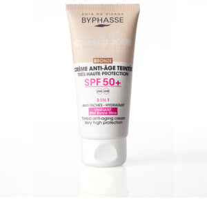 Byphasse Crema Facial Antiedad Color Bronze SPF50+ - Protección y Luminosidad 50 ml