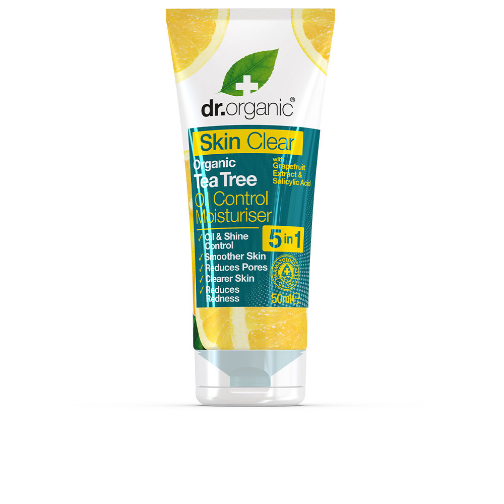Dr. Organic SKIN CLEAR Hidratante Revitalizante 50 ml con Extractos Naturales