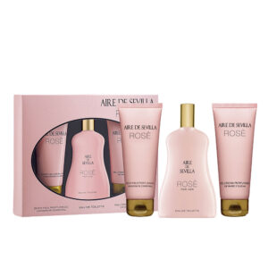 AIRE DE SEVILLA ROSÈ: Lujoso Lote de Belleza 3 Piezas