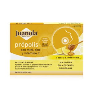 Gomitas de Própolis con Limón y Miel - Juanola (24 Unidades)