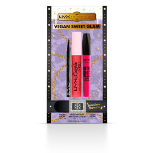 Nyx Professional Make Up: Vegan Sweet Glam Trio Edición Limitada - 3 Piezas Esenciales para una Mirada Impactante.