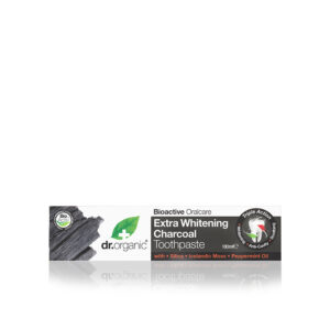 "Dr. Organic - Pasta de Dientes de Carbón Activo con Extractos Naturales 100 ml"