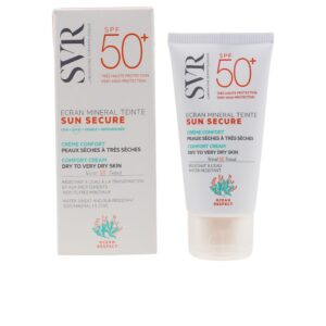 SVR Laboratoire Dermatologique SUN SECURE Crema Mineral Tinte SPF50+ para Pieles Secas - 60 gr